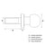 Ark 3.5t 50mm Chrome Tow Ball x 62mm