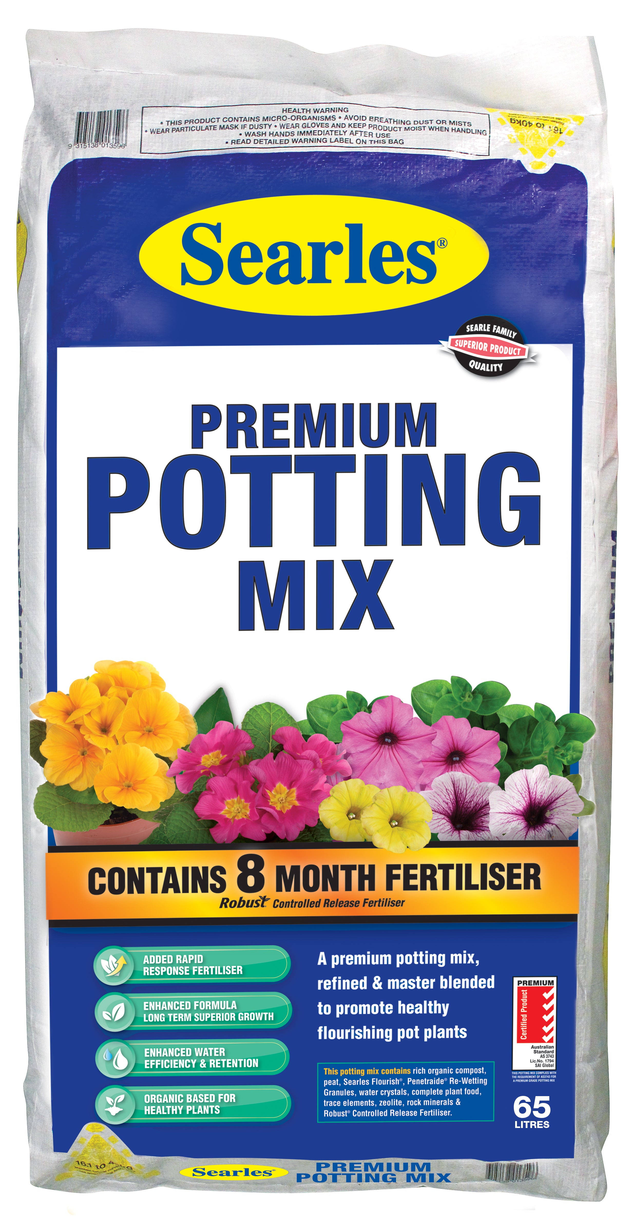searles herb & vegetable potting mix Searles Premium Potting Mix