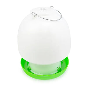 Bainbridge Green And White Ball Poultry Drinker