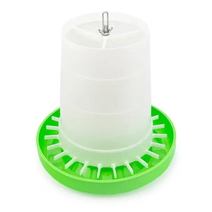 Bainbridge Green And White Hanging Poultry Feeder