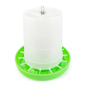 Bainbridge Green And White Hanging Poultry Feeder