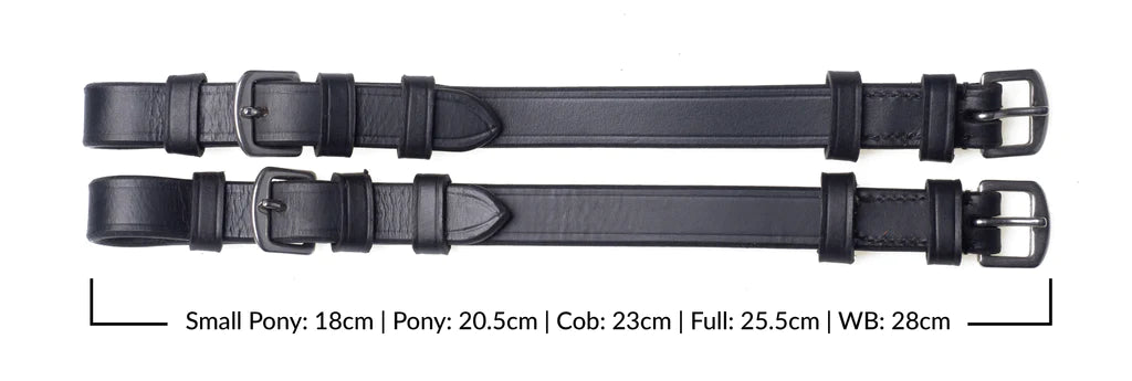 Flexible Fit Equestrian Billet 4/8 Cheekpieces