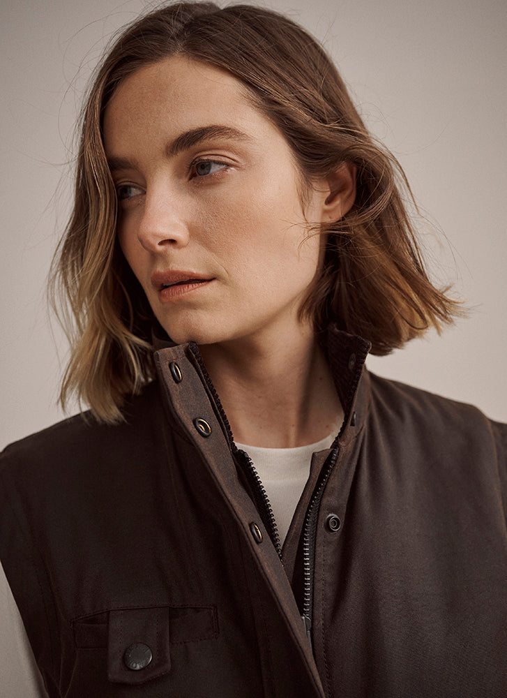 DrizaBone Womens Jumbuck Heritage Vest Brookies Rural Traders