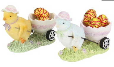 Chicken Pulling Egg Cup 12Cm Assorted