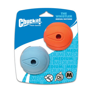 Chuckit Whistler Ball 2pk