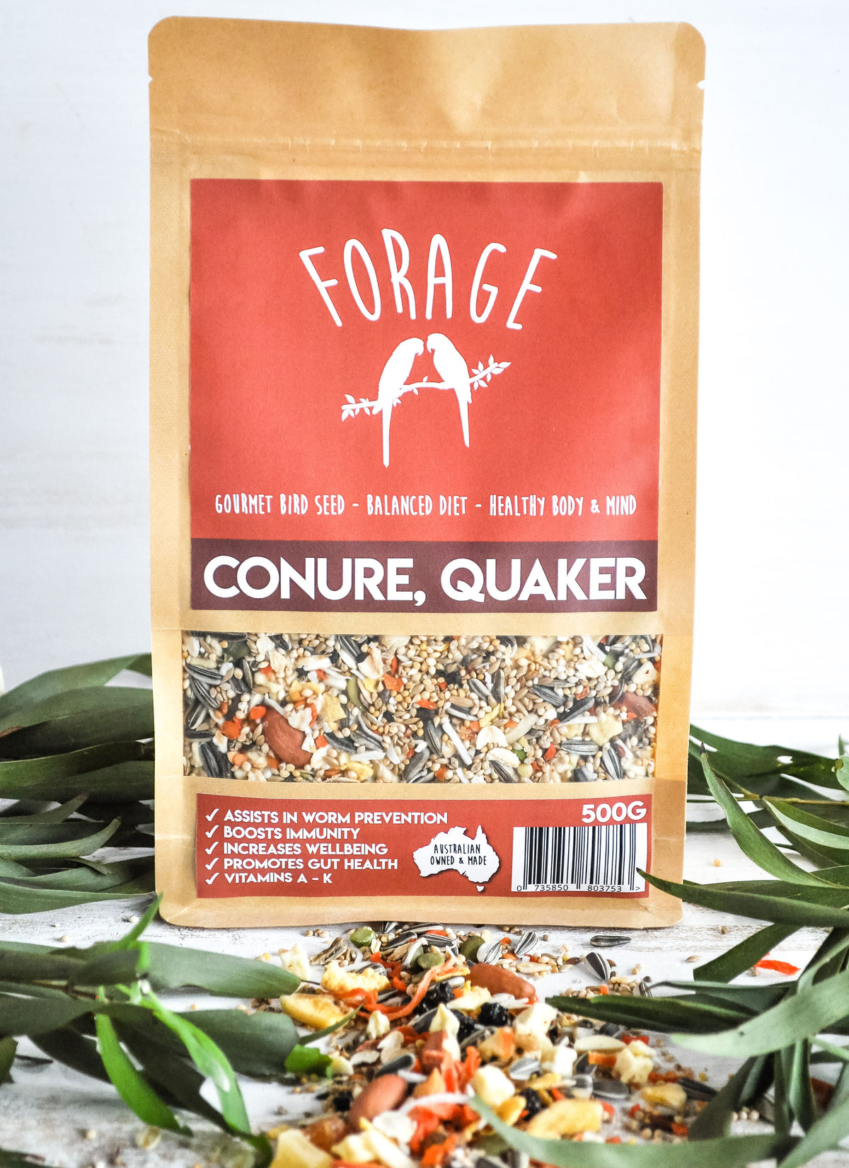 Forage Gourmet Conure and Quaker Blend