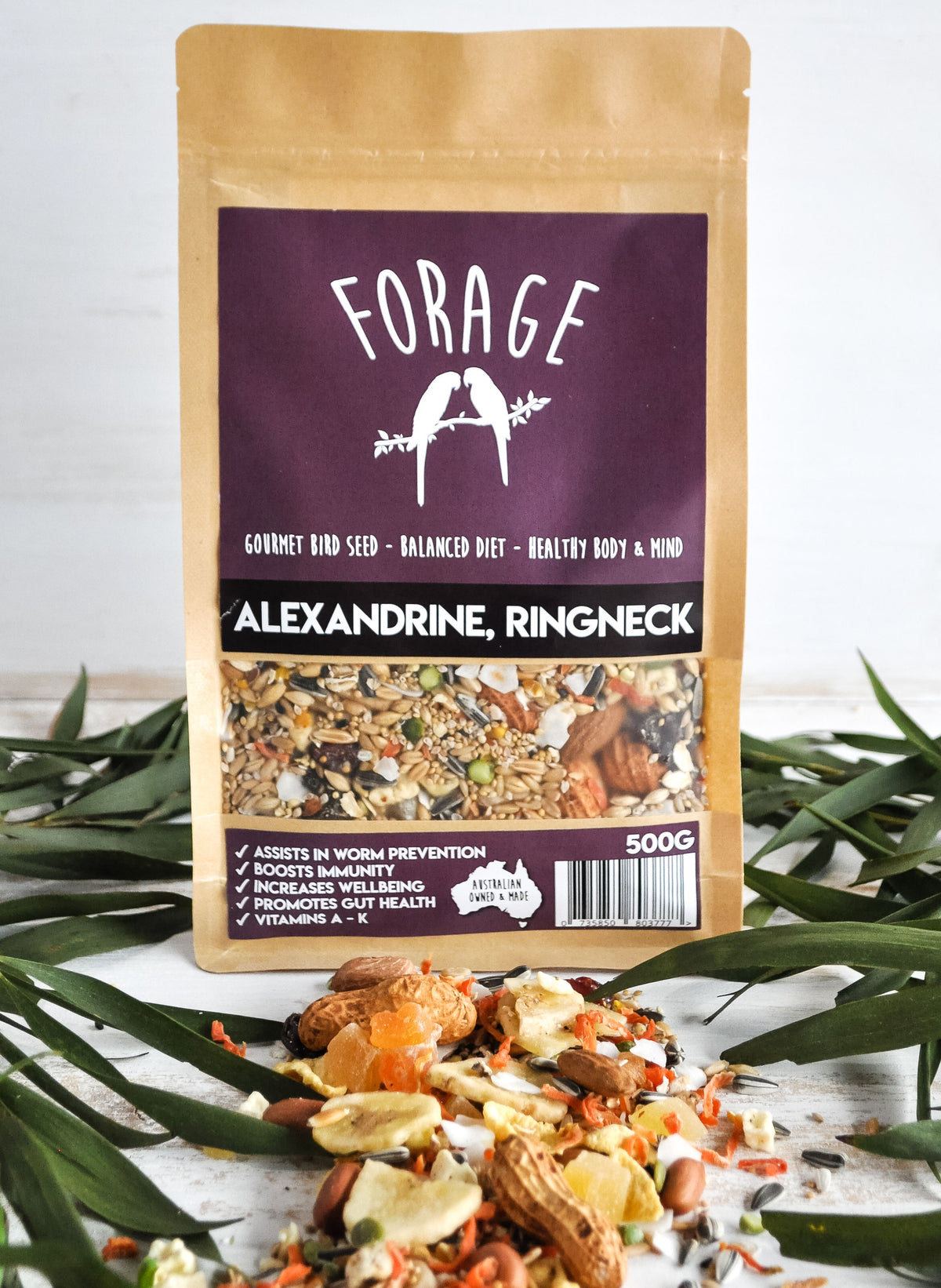 Forage Gourmet Ringneck and Alexandrine Blend