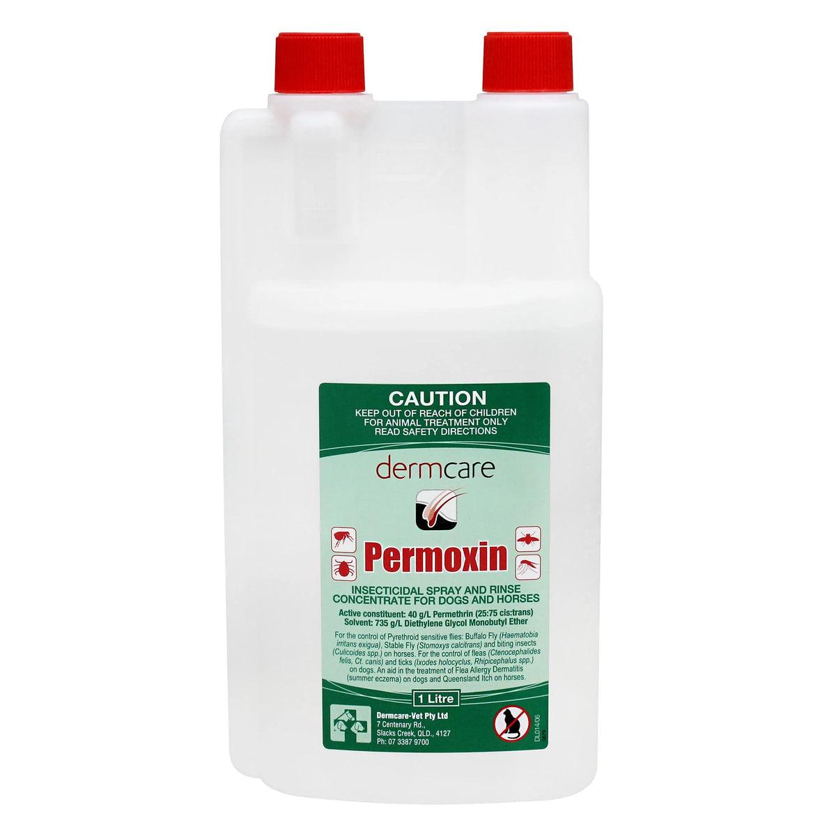 Dermcare Permoxin Insecticidal Spray and Rinse Concentrate for Dogs and Horses