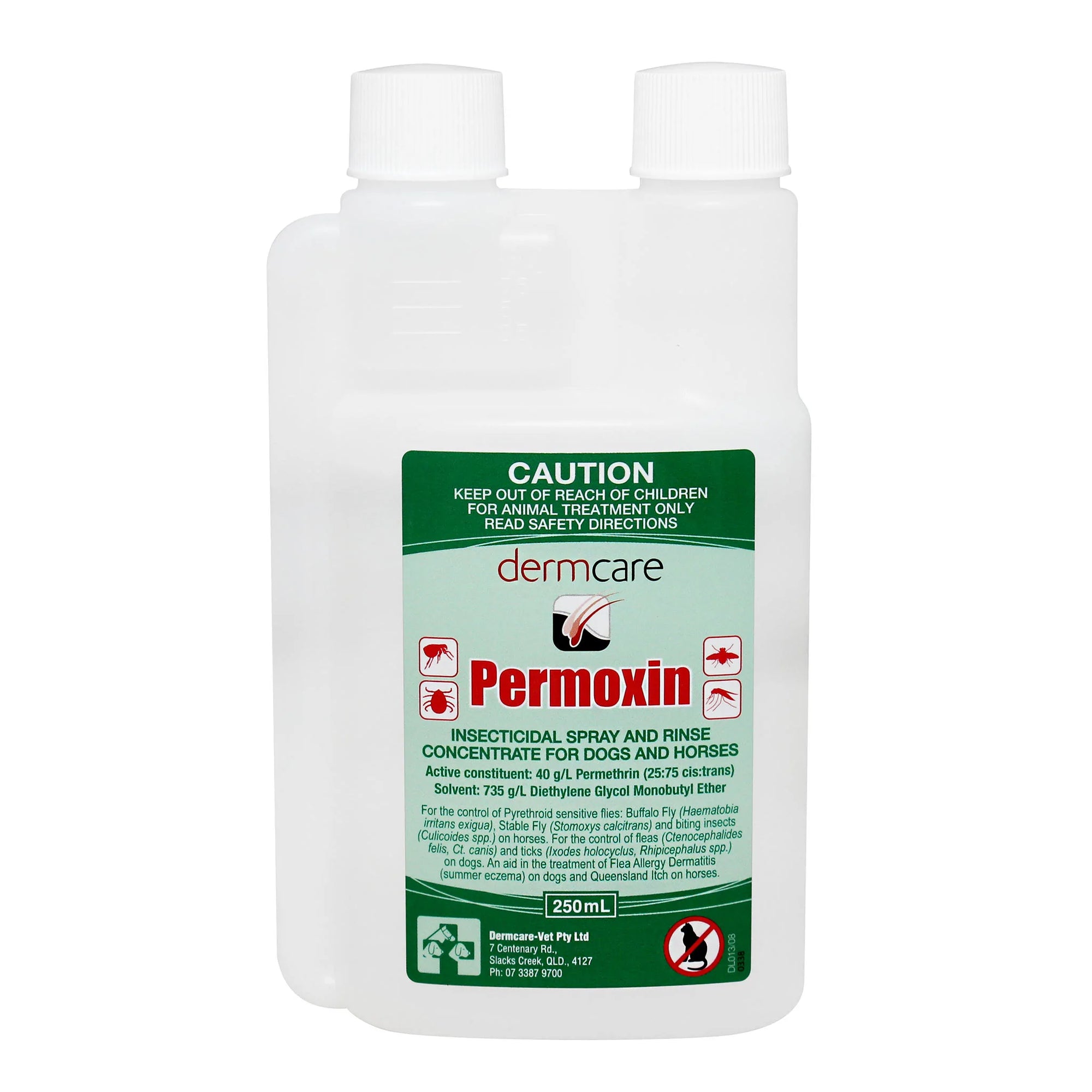 Dermcare Permoxin Insecticidal Spray and Rinse Concentrate for Dogs and Horses