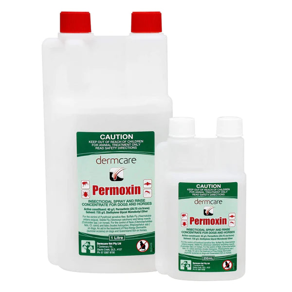 Dermcare Permoxin Insecticidal Spray and Rinse Concentrate for Dogs and Horses