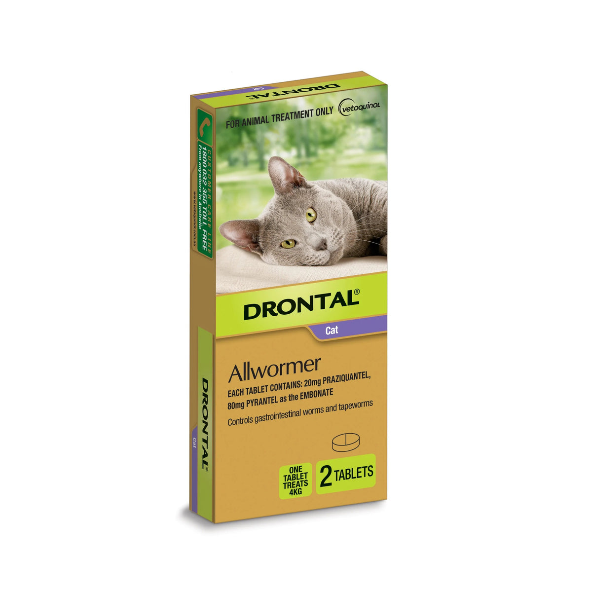 Drontal Cat Allwormer Tablets 4kg