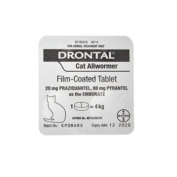 Drontal Cat Allwormer Tablets 4kg