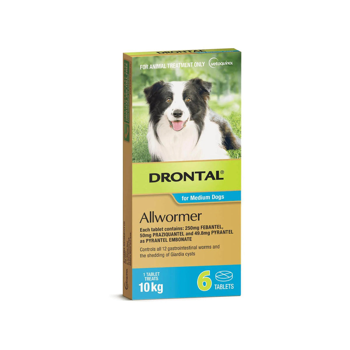 Drontal Allwormer Tablets 10kg Medium Dogs