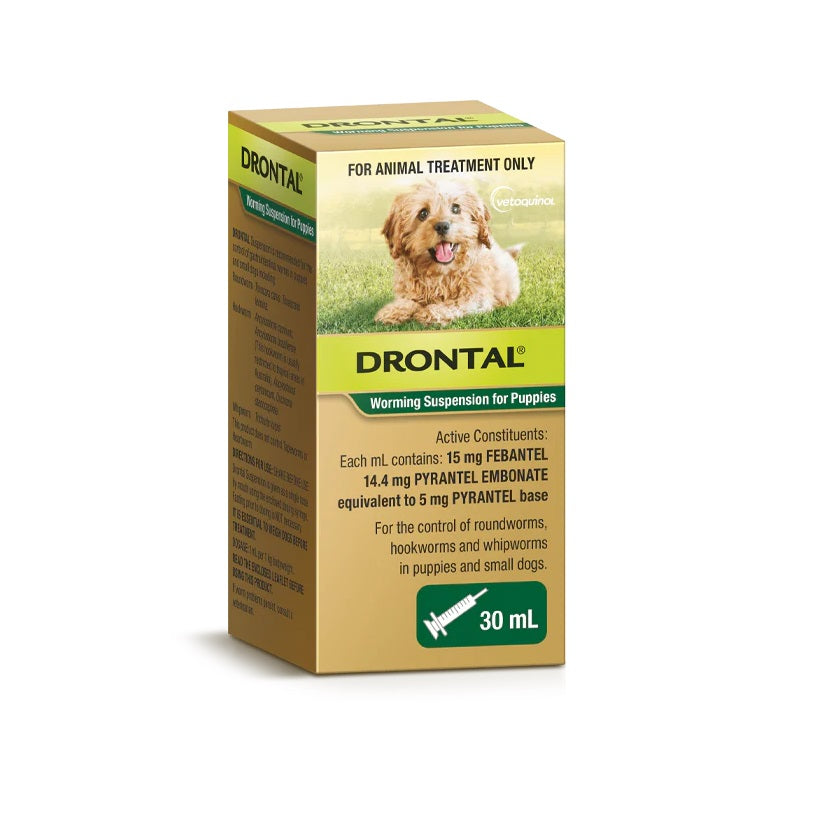 Drontal Worming Suspension for Puppies 30ml