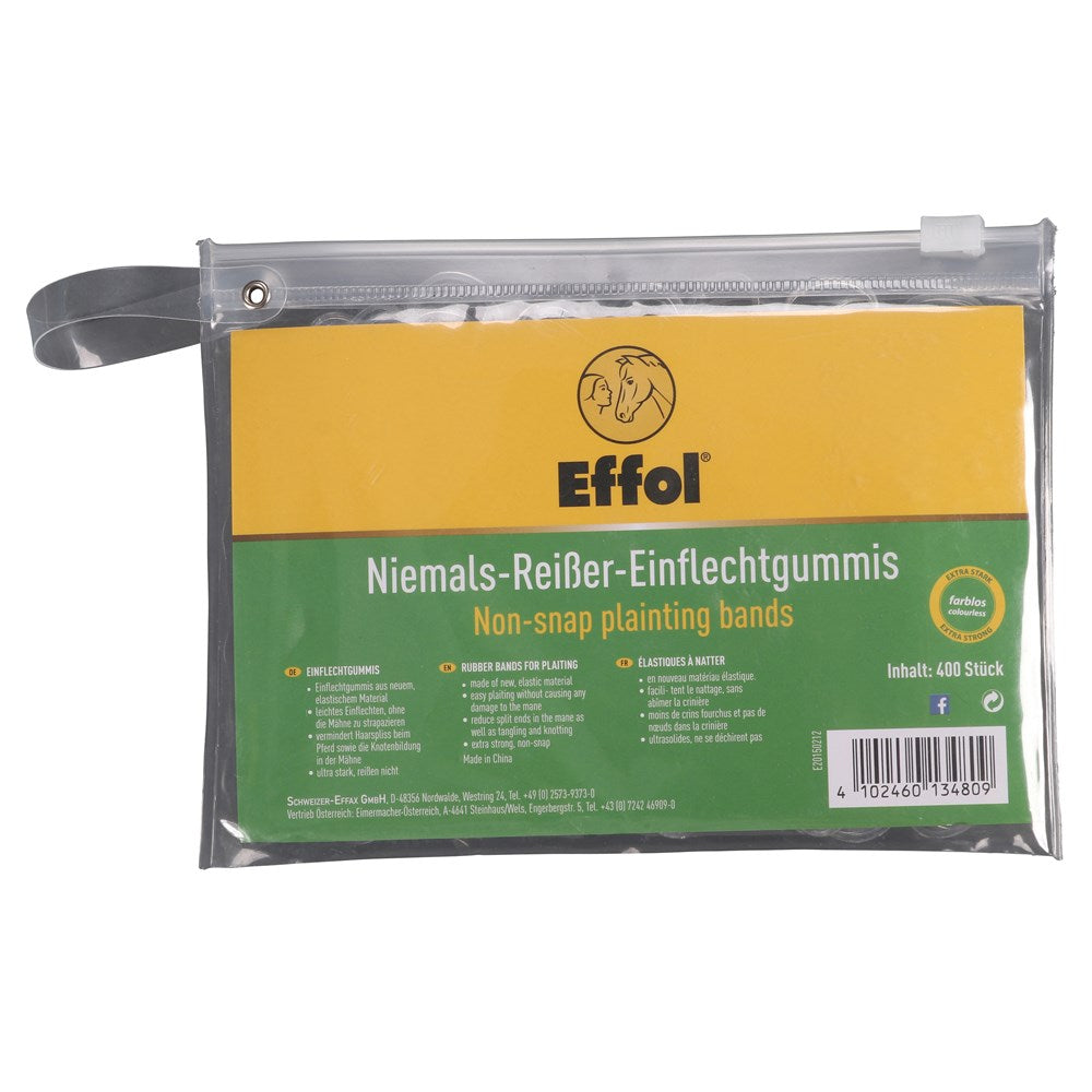 Effol Non-Snap Plaiting Bands 400 Per Packet