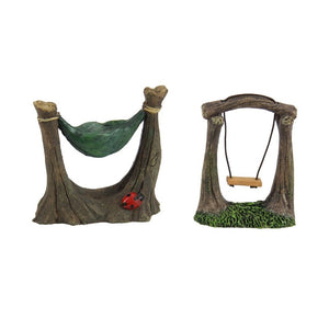 Fairy Garden Hammock/Swing 2 Asstd - 8cm