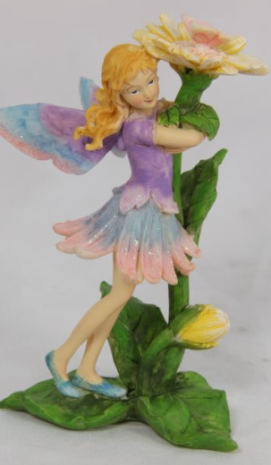 Fairy with Flower 3 Asstd - 15cm
