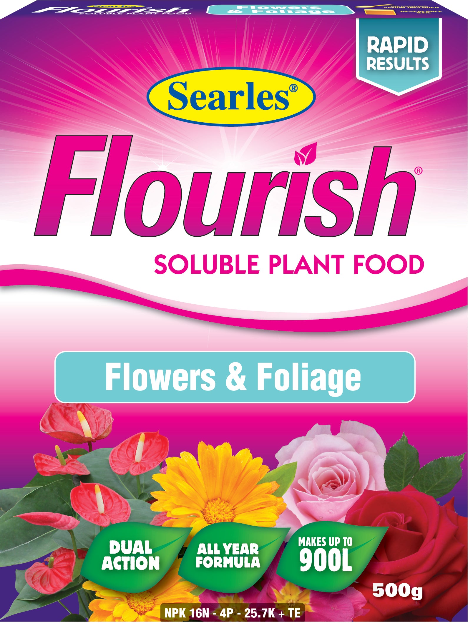 Searles Flourish Soluble Plant Food - Flowers & Foliage