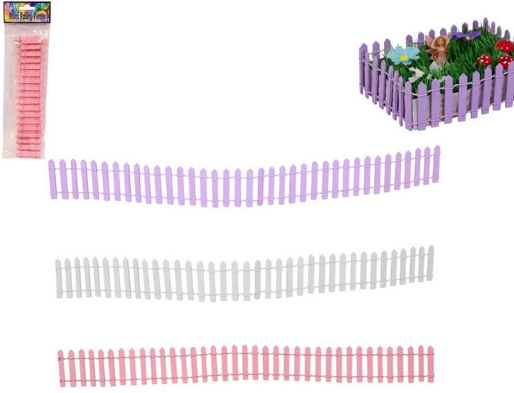 Fairy Garden Fence Asstd - 50cm