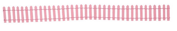 Fairy Garden Fence Asstd - 50cm