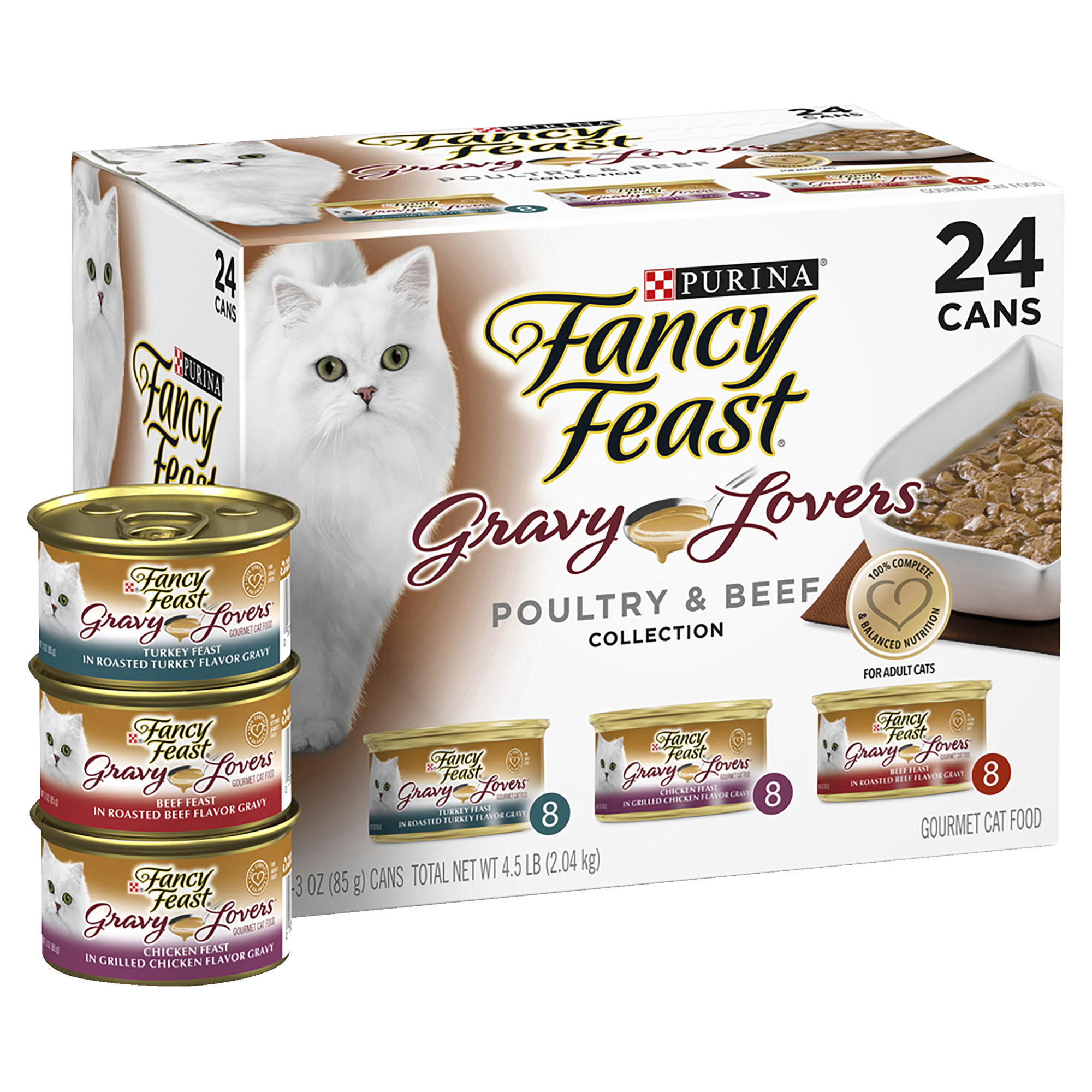 Fancy Feast Variety Gravy Lovers Poultry and Beef Collection