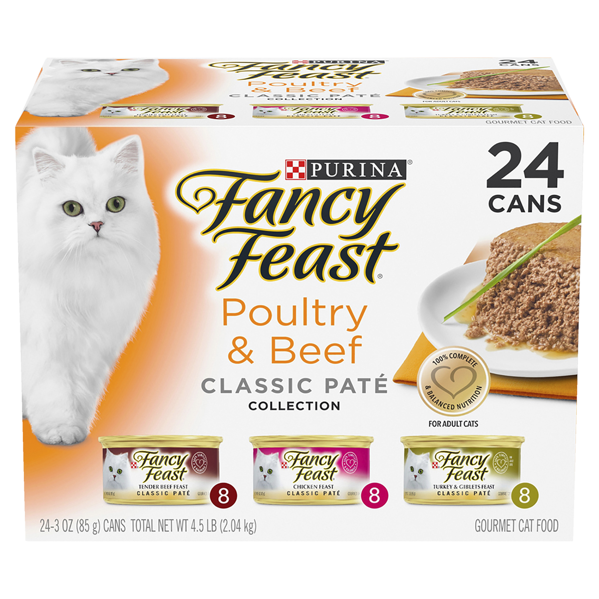 Fancy Feast Variety Poultry and Beef Classic Pate Collection