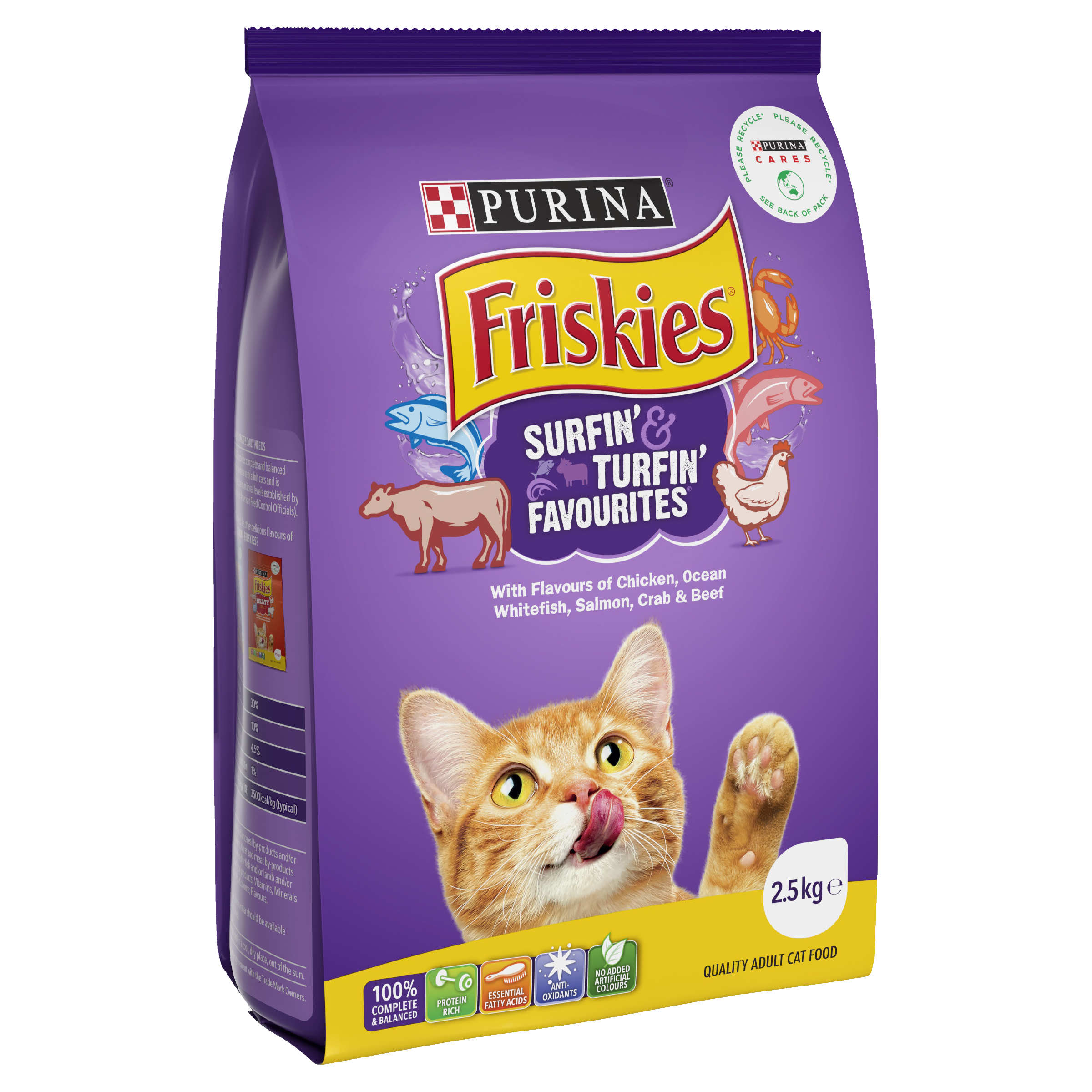 Friskies Surfin and Turfin Favourites Dry Food Brookies Rural