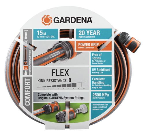 Gardena Garden Flex Fitted Hose 13mm