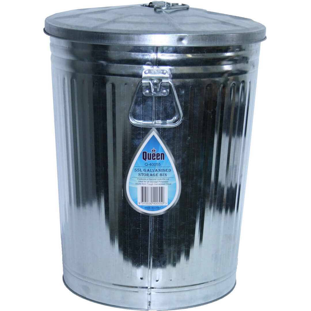 Queen Galvanised Storage Bin