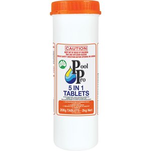 Pool Pro 5 In 1 Tablets