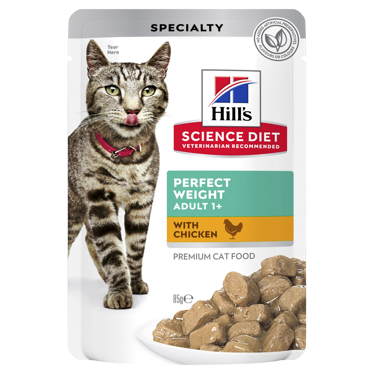 Hills Science Diet Adult Perfect Weight Chicken Pouch Wet Cat Food