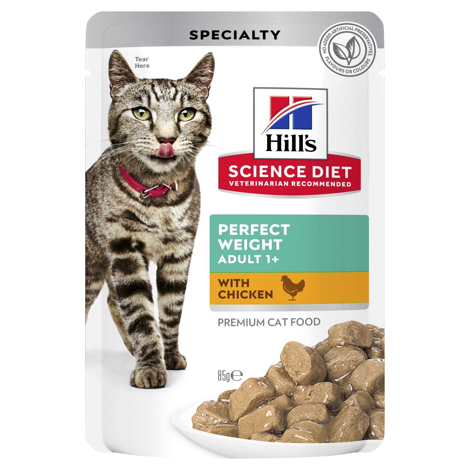 Hills Science Diet Adult Perfect Weight Chicken Pouch Wet Cat Food