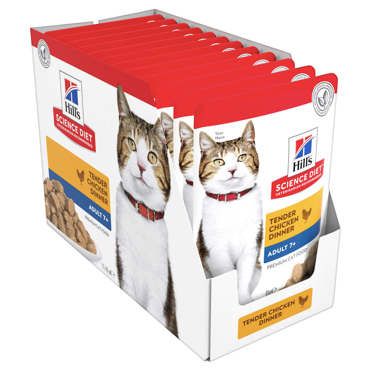 Hills Science Diet Adult 7+ Chicken Pouch Wet Cat Food