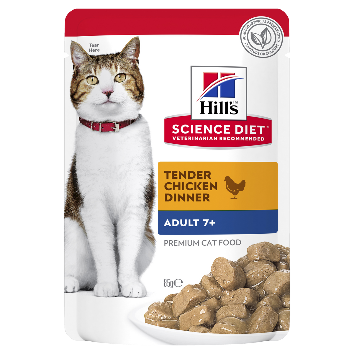 Hills Science Diet Adult 7+ Chicken Pouch Wet Cat Food