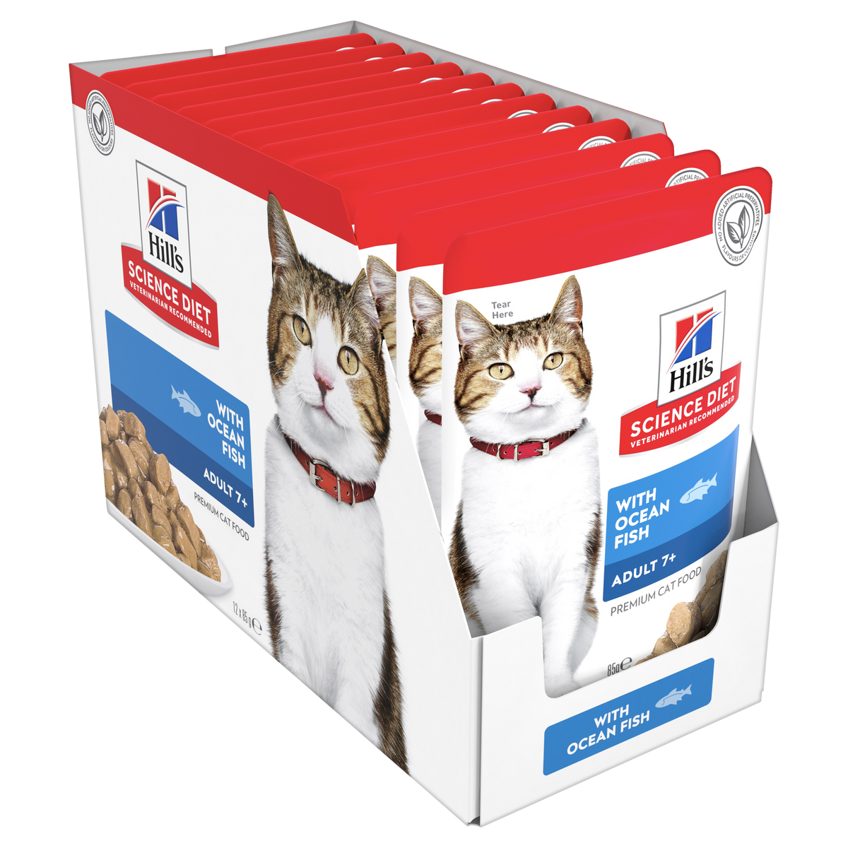Hills Science Diet Adult 7+ Ocean Fish Pouch Wet Cat Food