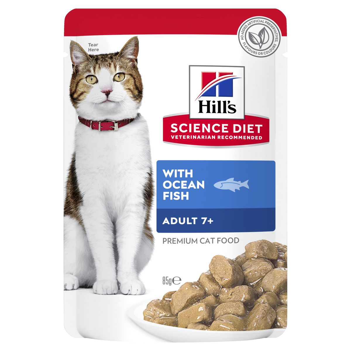 Hills Science Diet Adult 7+ Ocean Fish Pouch Wet Cat Food