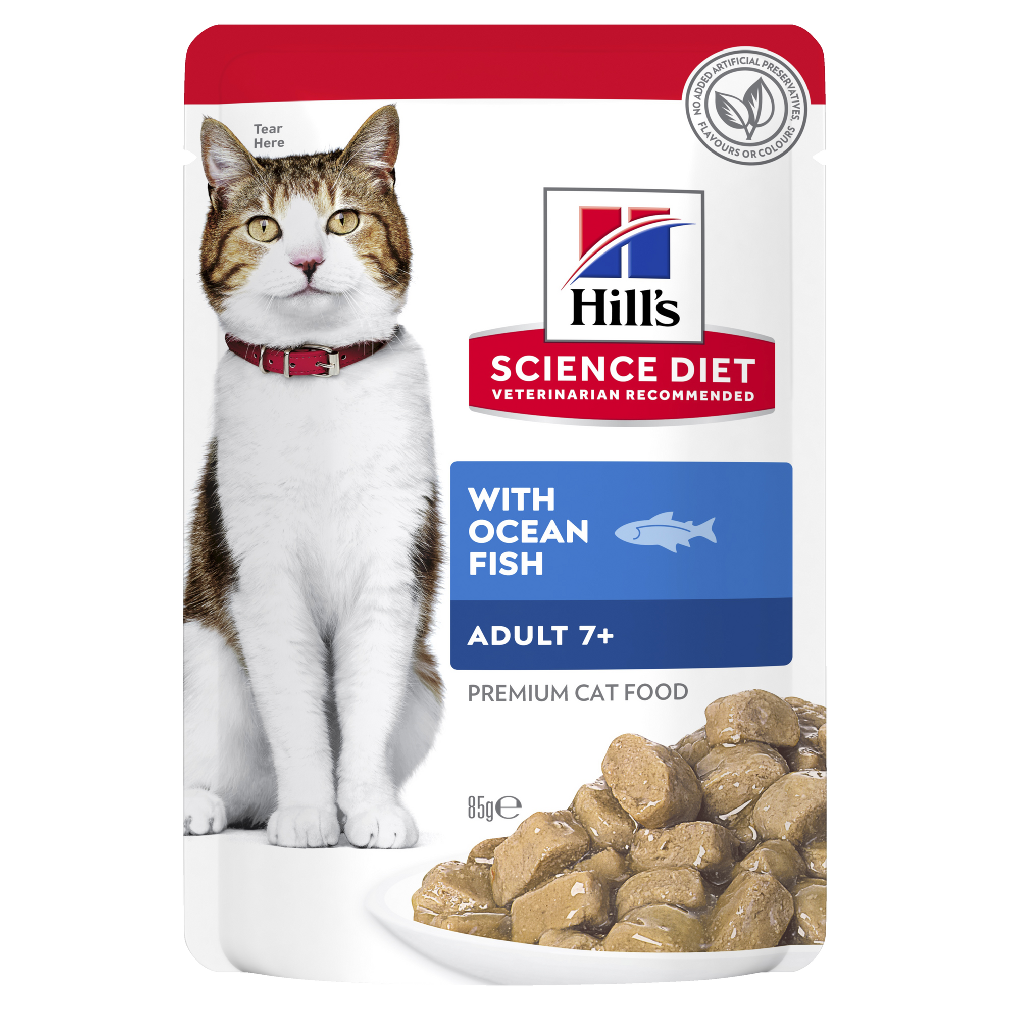 Hills Science Diet Adult 7+ Ocean Fish Pouch Wet Cat Food