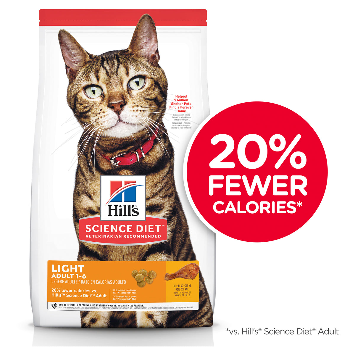 Hills Science Diet Adult Cat Light Dry Food