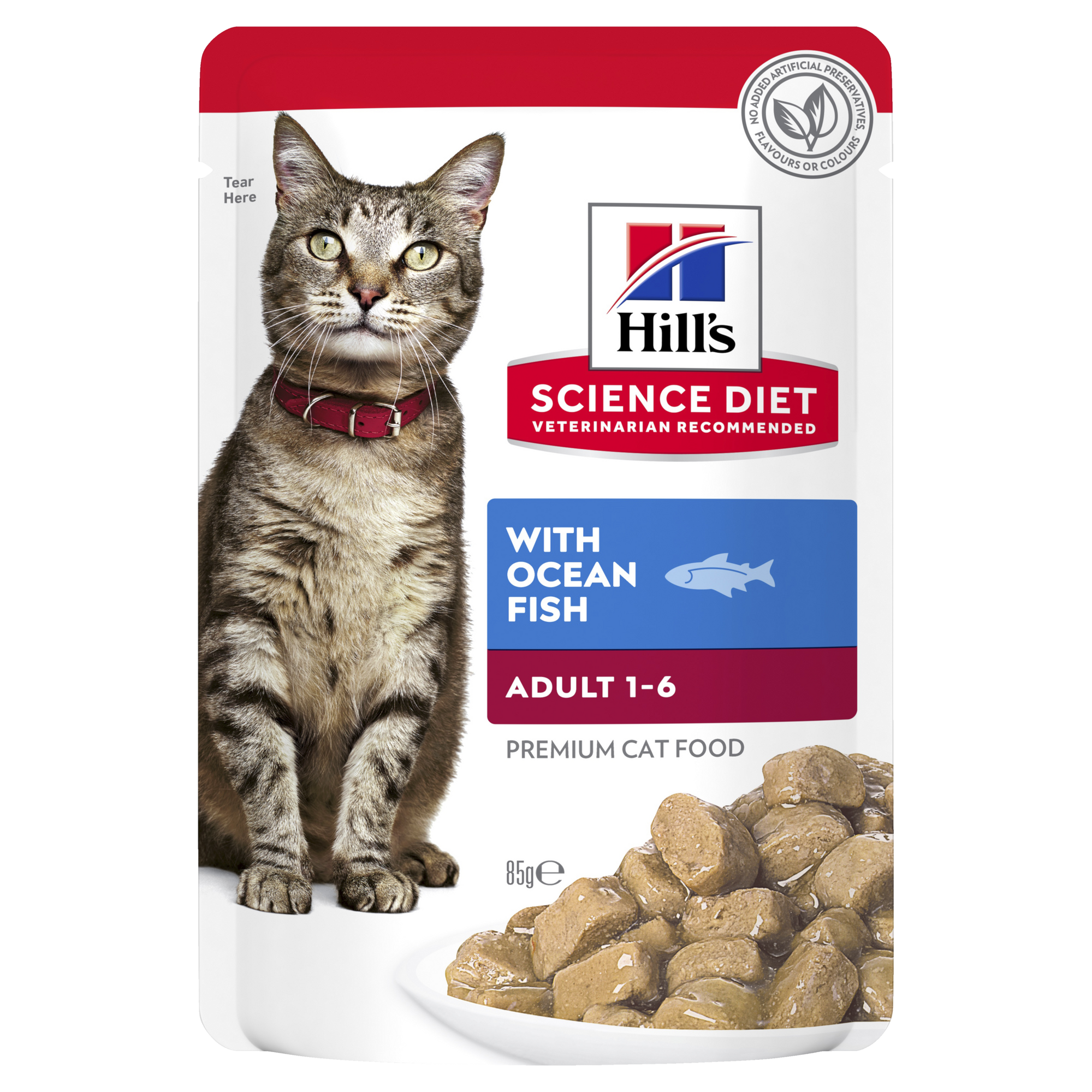 Hills Science Diet Adult Ocean Fish Pouch Wet Cat Food