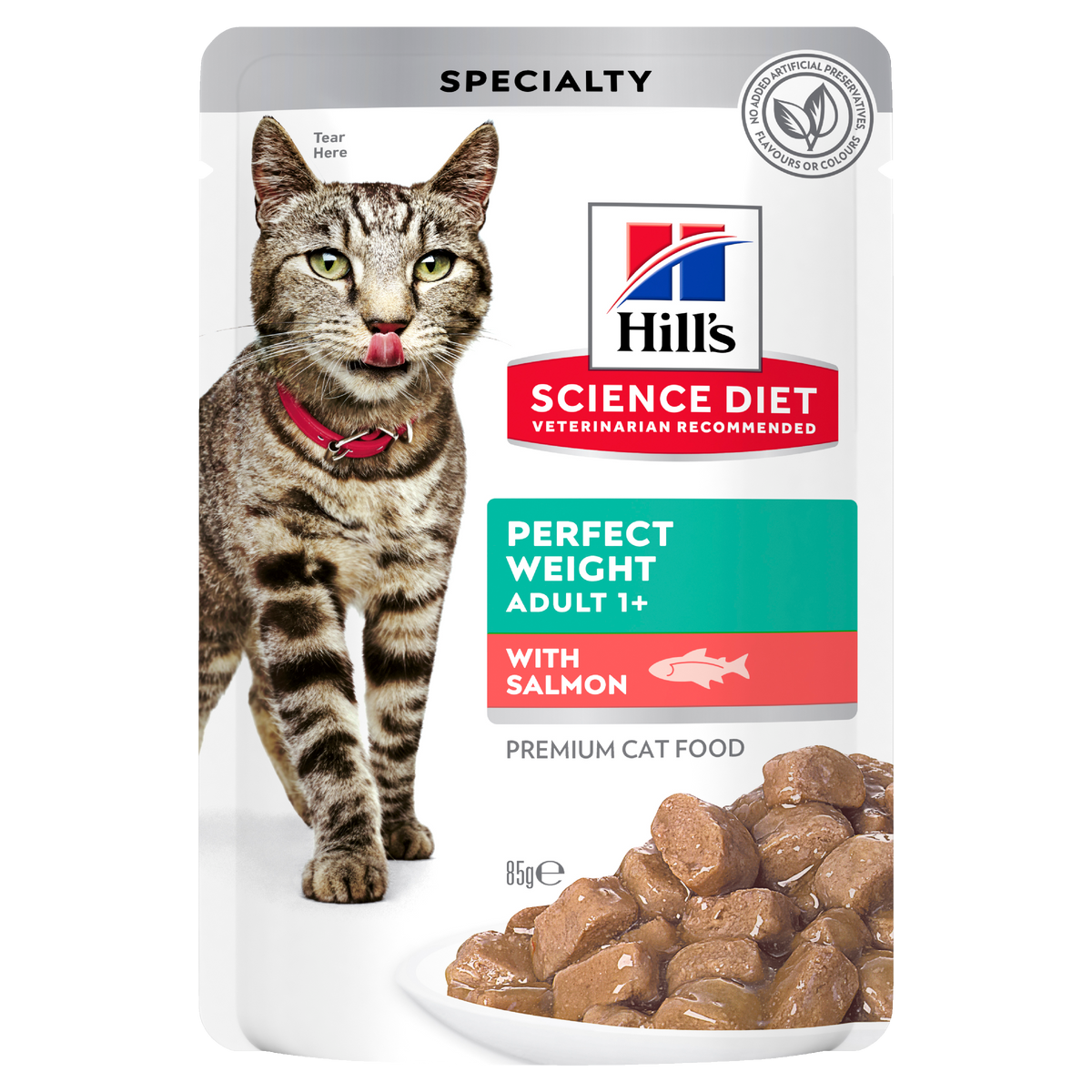 Hills Science Diet Adult Perfect Weight Salmon Pouch Wet Cat Food