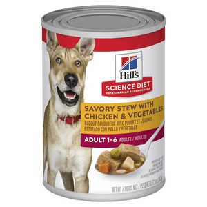 Hills Science Diet Adult Savory Stew Chicken Wet Dog Food