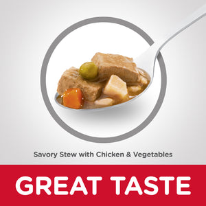 Hills Science Diet Adult Savory Stew Chicken Wet Dog Food