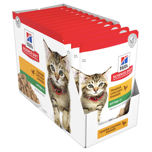 Hills Science Diet Kitten Chicken Pouch Wet Cat Food