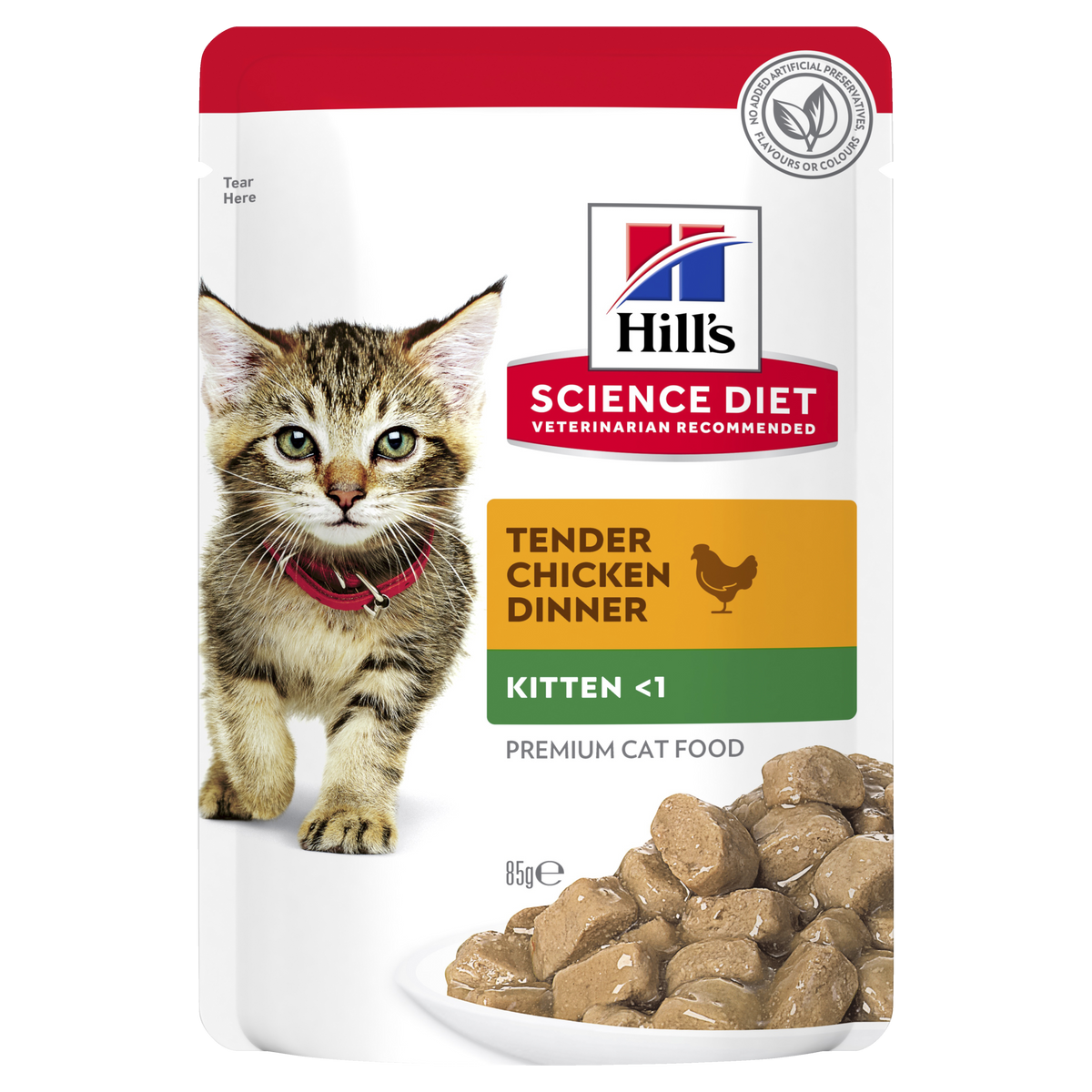 Hills Science Diet Kitten Chicken Pouch Wet Cat Food