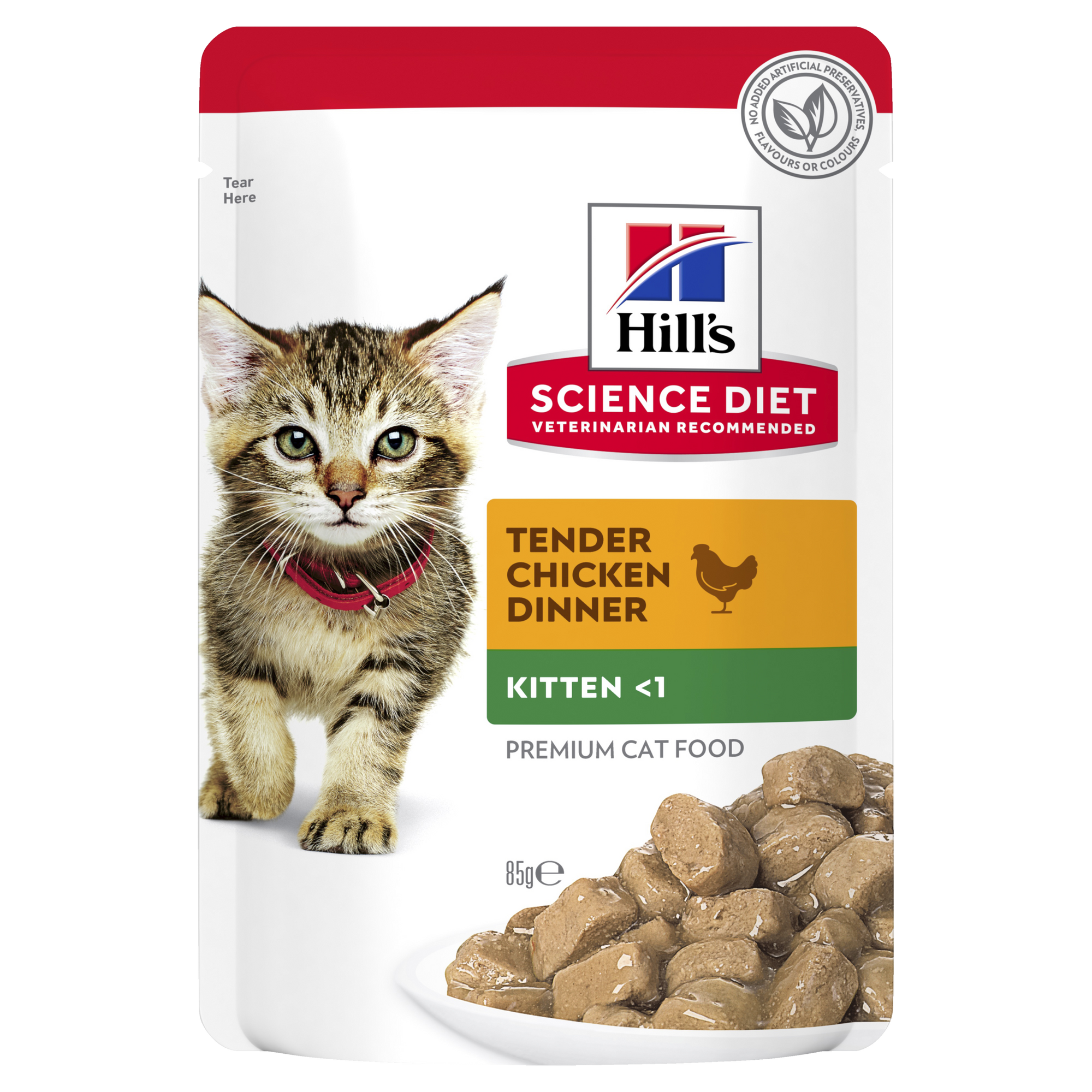 Hills Science Diet Kitten Chicken Pouch Wet Cat Food