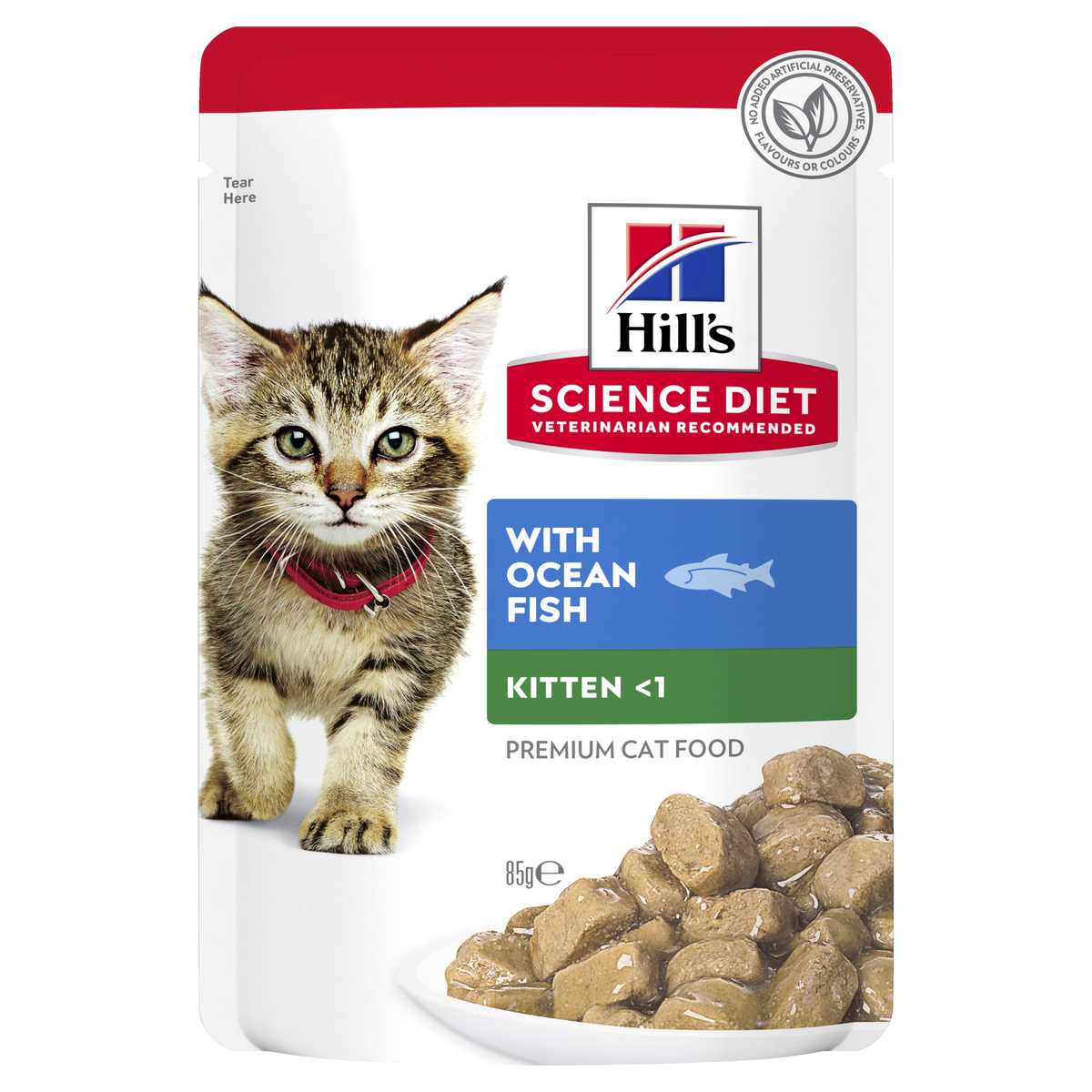 Hills Science Diet Kitten Ocean Fish Pouch Wet Cat Food