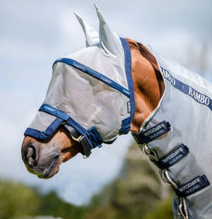 Horseware Ireland Rambo Fly Mask Plus Non-Treated