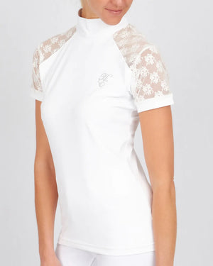 Huntington Jasmine Lace Short Sleeve