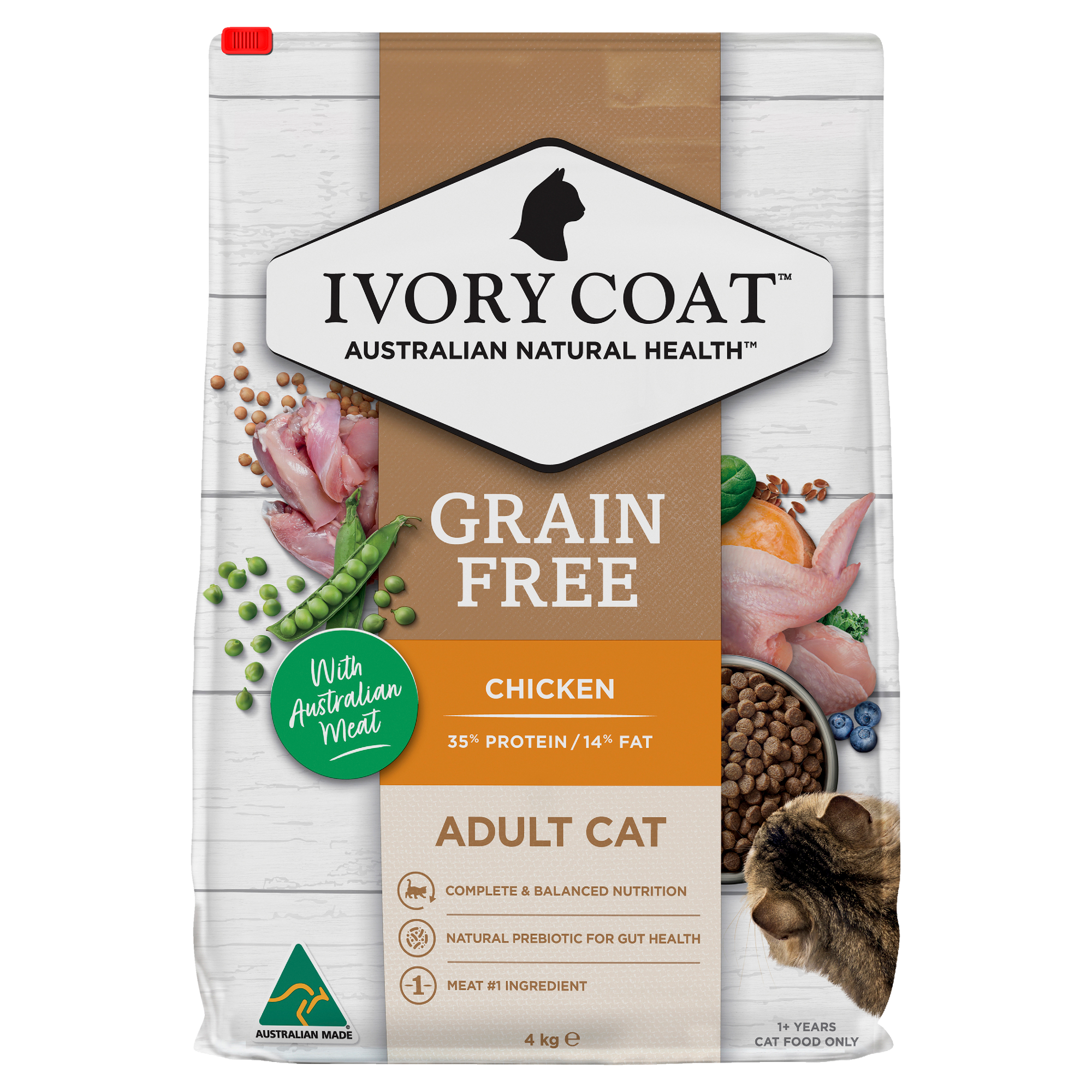 Ivory Coat Grain Free Adult Cat Chicken Dry Cat Food