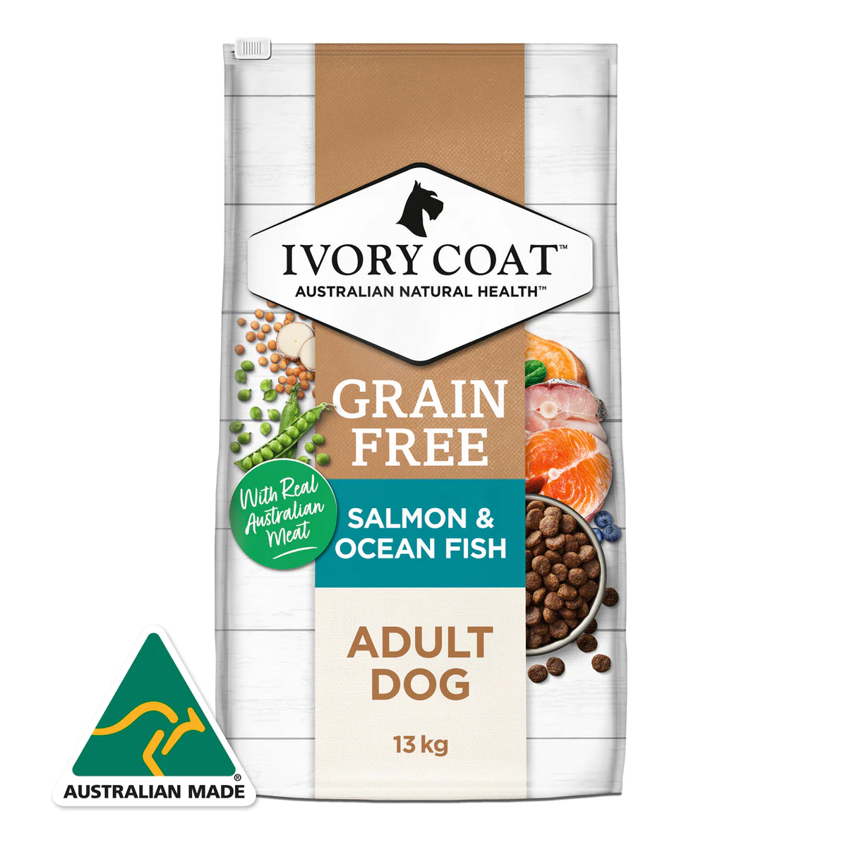 Ivory Coat Grain Free Adult Ocean Fish and Salmon Dry Dog Food